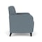 Lesro Siena Lounge Reception Wide Guest Chair, Black, RF Serene Upholstery SN1201 - alternate 2